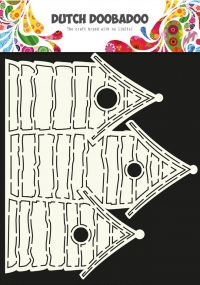 Billede: tegneskabelon strandhus, DDBD CARD ART “Beach House” 470.990.000