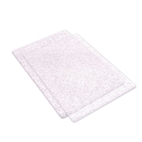 Billede: 2 stk. A5 skæreplader til Big Shot maskinen, CLEAR W/Silver Glitter, STANDARD 662141
