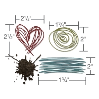 Billede: Sizzix/Tim Holtz Thinlits Die 4 mønstre. “660222