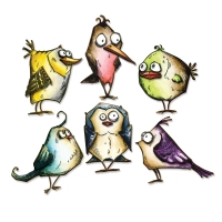 Billede: Sizzix/Tim Holtz Framelits Die “Crazy Bird
