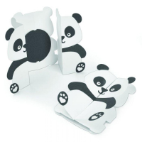 Billede: skæreskabelon foldekort af panda, SIZZIX THINLITS DIE “Panda Fold-a-Long” 663574