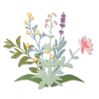 Billede: skæreskabelon forårsblomster, SIZZIX THINLITS DIE