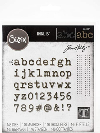 Billede: skæreskabelon ballon, sol, globus og tyggegummiautomat, SIZZIX/TIM HOLTZ THINLITS DIE