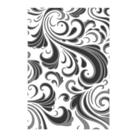 Billede: SIZZIX/TIM HOLTZ EMBOSSINGFOLDER A6, Texture Fades - Swirls, 665226, Virker ikke i Gemini & Trouvaille
