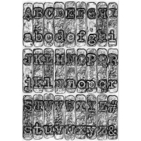 Billede: SIZZIX/TIM HOLTZ 3D EMBOSSINGFOLDER A6, Typewriter, 664760, Virker ikke i Gemini & Trouvaille
