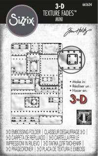 Billede: SIZZIX/TIM HOLTZ 3D MINI EMBOSSINGFOLDER 