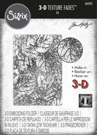 Billede: SIZZIX/TIM HOLTZ 3D EMBOSSINGFOLDER A6 “Foliage” 665252, Virker ikke i Gemini & Trouvaille