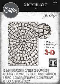 Billede: Sizzix/Tim Holtz 3D Embossingfolder 