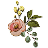 Billede: skæreskabelon blomster, SIZZIX/TIM HOLTZ THINLITS DIE, Bloom Colorize, 665208