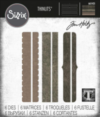 Billede: skæreskabelon 6 kanter, SIZZIX/TIM HOLTZ THINLITS DIE