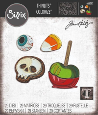 Billede: skæreskabelon slik eller ballade, SIZZIX/TIM HOLTZ THINLITS DIE, 