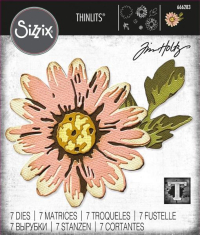 Billede: skæreskabelon blomst, Sizzix/Tim Holtz Thinlits Die 