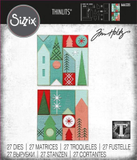 Billede: skæreskabelon Sizzix/Tim Holtz Thinlits Die 