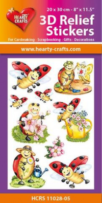 Billede: Hearty Crafts 3D Relief Stickers A4