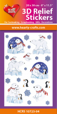Billede: Hearty Crafts 3D Relief Stickers A4 