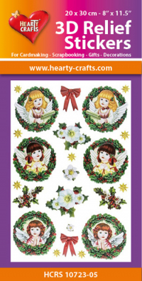 Billede: Hearty Crafts 3D Relief Stickers A4