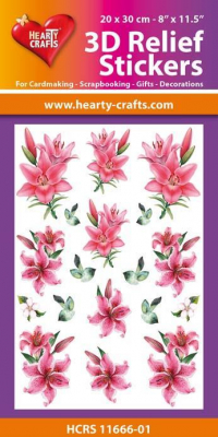 Billede: Hearty Crafts 3D Relief Stickers A4