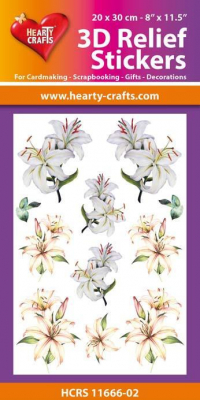 Billede: Hearty Crafts 3D Relief Stickers A4