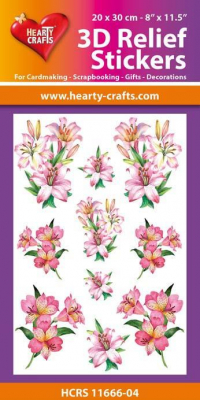 Billede: Hearty Crafts 3D Relief Stickers A4