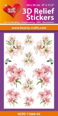 Billede: Hearty Crafts 3D Relief Stickers A4