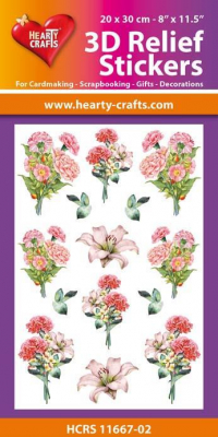 Billede: Hearty Crafts 3D Relief Stickers A4 