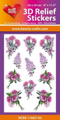 Billede: Hearty Crafts 3D Relief Stickers A4
