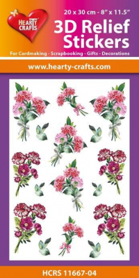 Billede: Hearty Crafts 3D Relief Stickers A4
