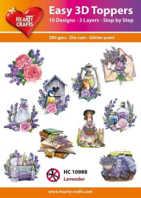 Billede: Easy 3D Toppers 10 ASS. HC10988, Lavendel