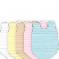 Billede: YVONNE DESIGN Kortpakning 15 stk. baby bodystocking, YCFC10002, ca. mål 13,2x9,5cm i lukket stand