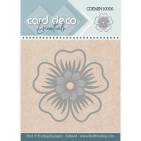 Billede: skære/prægeskabelon lille blomst, Card Deco Mini Dies CDEMIN10006,
4,5x4,3cm