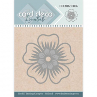 Billede: skære/prægeskabelon lille blomst, Card Deco Mini Dies CDEMIN10006,
4,5x4,3cm