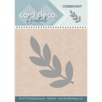 Billede: skæreskabelon lille bladgren, Card Deco Mini Dies CDEMIN10007, 3,8x4,4cm