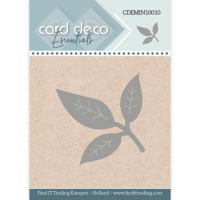 Billede: skære/prægeskabelon lille blad, Card Deco Mini Dies CDEMIN10010,
3,9x4cm