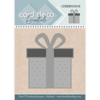 Billede: skære/prægeskabelon julegave, Card Deco Mini Dies CDEMIN10018,
4x4,7cm