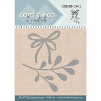 Billede: skæreskabelon mistelten, Card Deco Mini Dies CDEMIN10021, sløjfe ca. 3,8x3cm