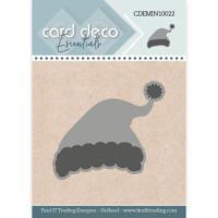 Billede: skære/prægeskabelon nissehue, Card Deco Mini Dies CDEMIN10022, nissehue ca. 4,3x3,8cm
