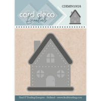 Billede: skære/prægeskabelon kagehus, Card Deco Mini Dies CDEMIN10024, 4x4,9cm