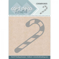 Billede: skæreskabelon julestok, Card Deco Mini Dies CDEMIN10025, 5,6x2,8cm