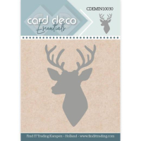 Billede: skæreskabelon rådyrhoved, Card Deco Mini Dies CDEMIN10030, 3,1x5cm