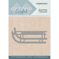 Billede: skæreskabelon kælk, Card Deco Mini Dies CDEMIN10033, 5,1x2,3cm