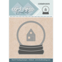 Billede: skære/prægeskabelon snekugle, Card Deco Mini Dies CDEMIN10035, 4x4,6cm
