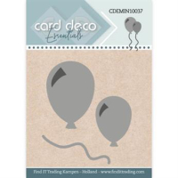 Billede: skæreskabelon 2 små balloner, Card Deco Mini Dies CDEMIN10037,
3,9x4,9cm