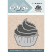 Billede: skæreskabelon cupcake, Card Deco Mini Dies CDEMIN10043, 4,2x4,6cm