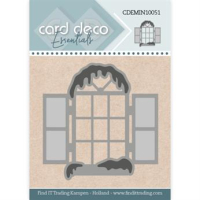 Billede: skære/prægeskabelon vindue med skodder, Card Deco Mini Dies CDEMIN10051, 4,9x5cm