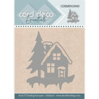 Billede: skære/prægeskabelon lille sneklædt hus, Card Deco Mini Dies CDEMIN10060