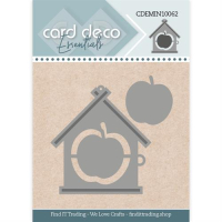 Billede: skæreskabelon fuglefoderhus, Card Deco Mini Dies 