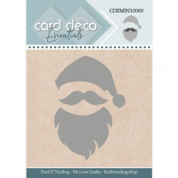 Billede: skæreskabelon julemandens skæg og nissehue, Card Deco Mini Dies 