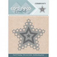 Billede: skæreskabelon 4 stjerner Card Deco Mini Dies 