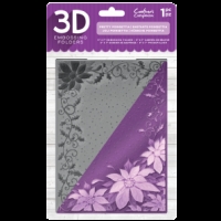 Billede: Crafter’s Companion 3D Embossingfolder EF5-3D-X-POIN, 12,7x17,8cm, førpris kr. 60,- nupris