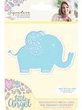 Billede: skære/prægeskabelon elefant, Die Sire, The Friendly Elephant, førpris kr. 64,00, nupris